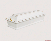 Гроб ФД-4Б «Детский» белый 4-гранник от 0.8 до 1.6 м