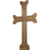 Крест дубовый - хачкар 170мм