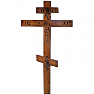 Крест сосновый Гравировка