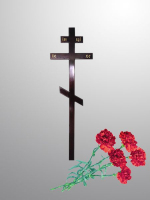 Крест деревянный темный