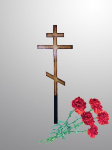 Крест деревянный светлый