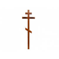 Деревянный крест "Вечная память"