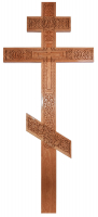 Крест Резной Дубовый (без крыши)